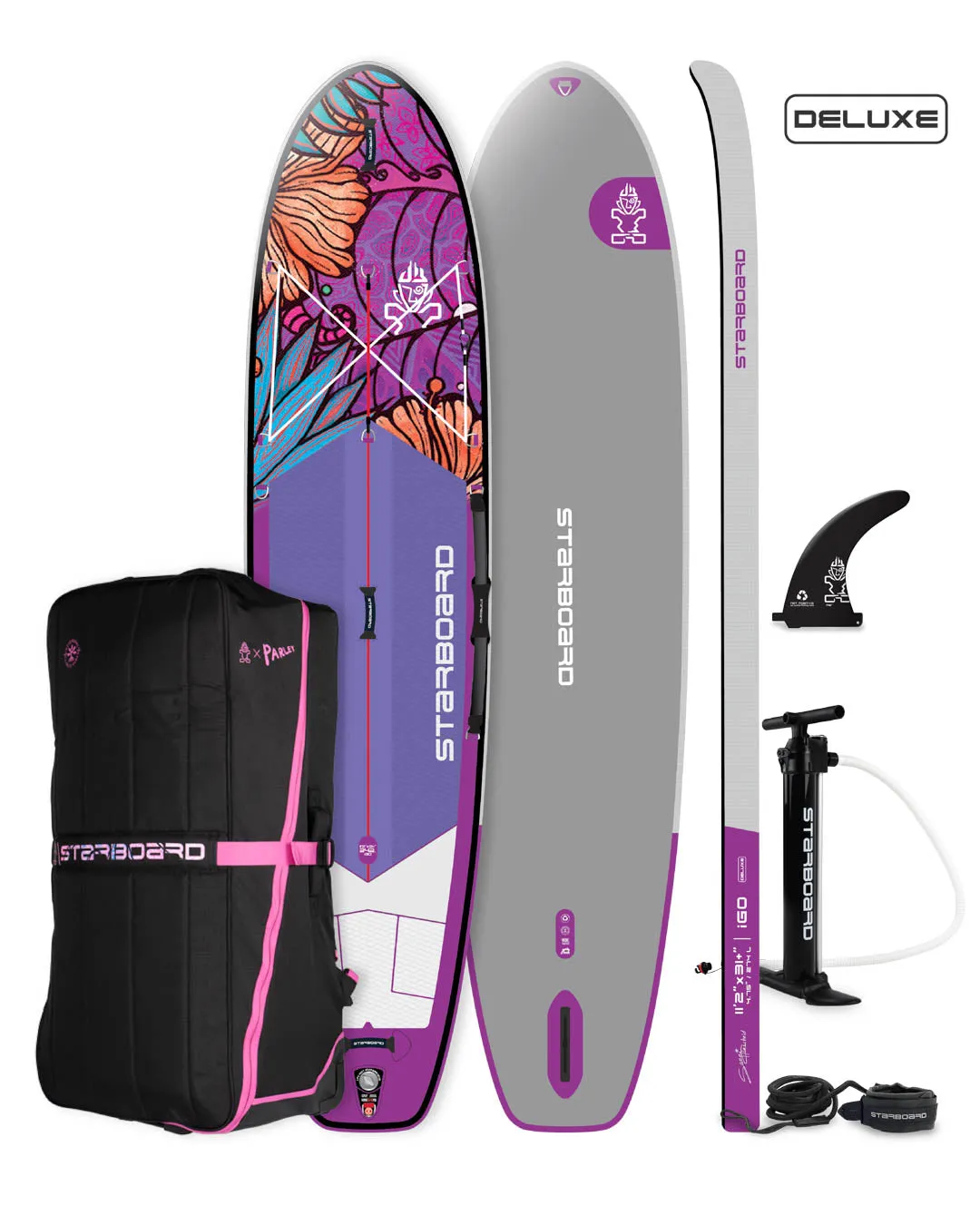 2025 STARBOARD INFLATABLE 11'2" X 31 " X 6" iGO DELUXE SUN SUP BOARD