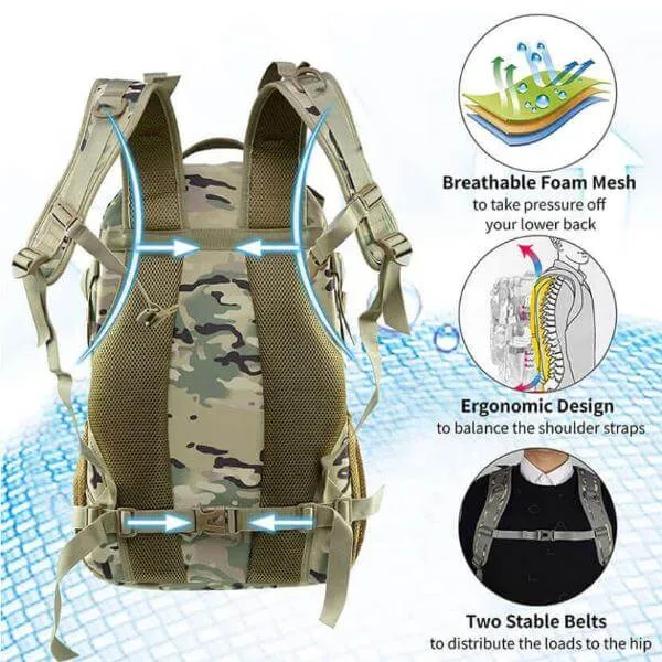 35 Liter Tactical Backpack – Durable and Lightweight