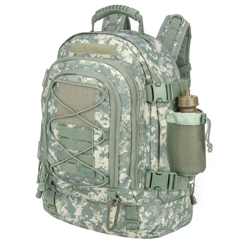 60L Military Tactical Backpack Large Capacity Molle Rucksack for Hiking Camping
