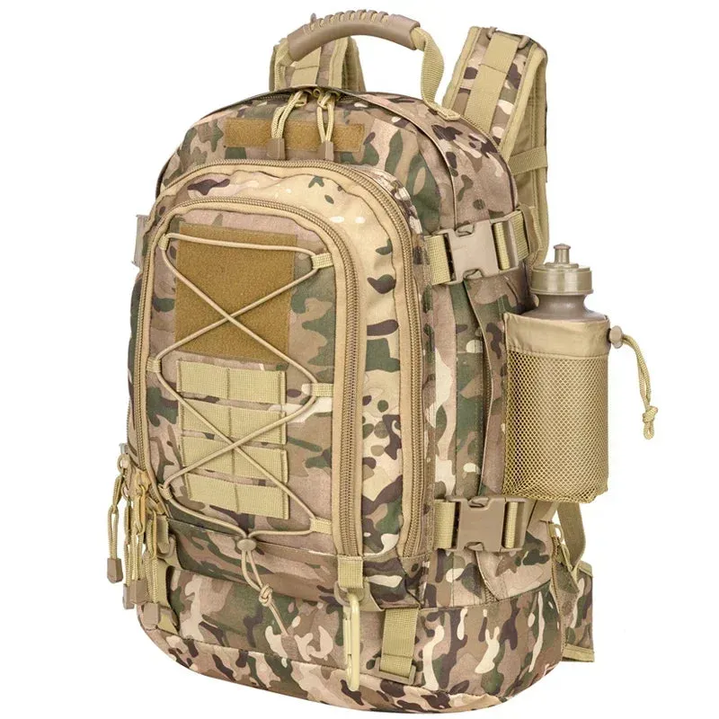 60L Military Tactical Backpack Large Capacity Molle Rucksack for Hiking Camping