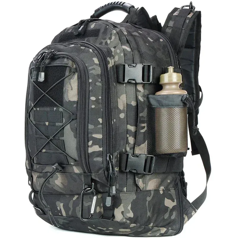 60L Military Tactical Backpack Large Capacity Molle Rucksack for Hiking Camping