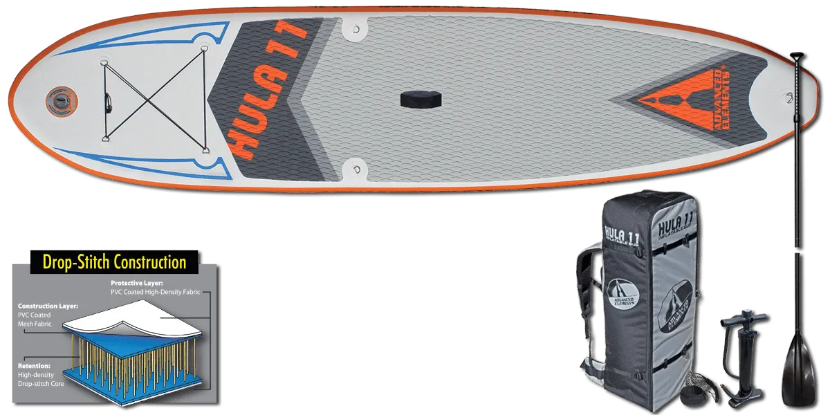 Advanced Elements 11' Hula Inflatable Paddle Board SUP