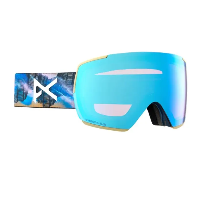 Anon M5 2024 Snow Goggles   Bonus Lens   MFI - Chet Malinow / Perceive Variable Blue