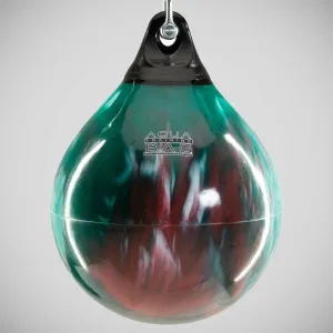 Aqua 21" 190lb Punching Bag Green/White/Red