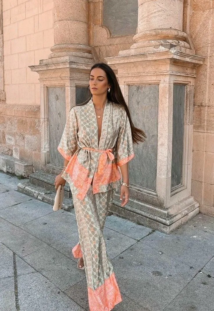 Ashley Printed Coord Set