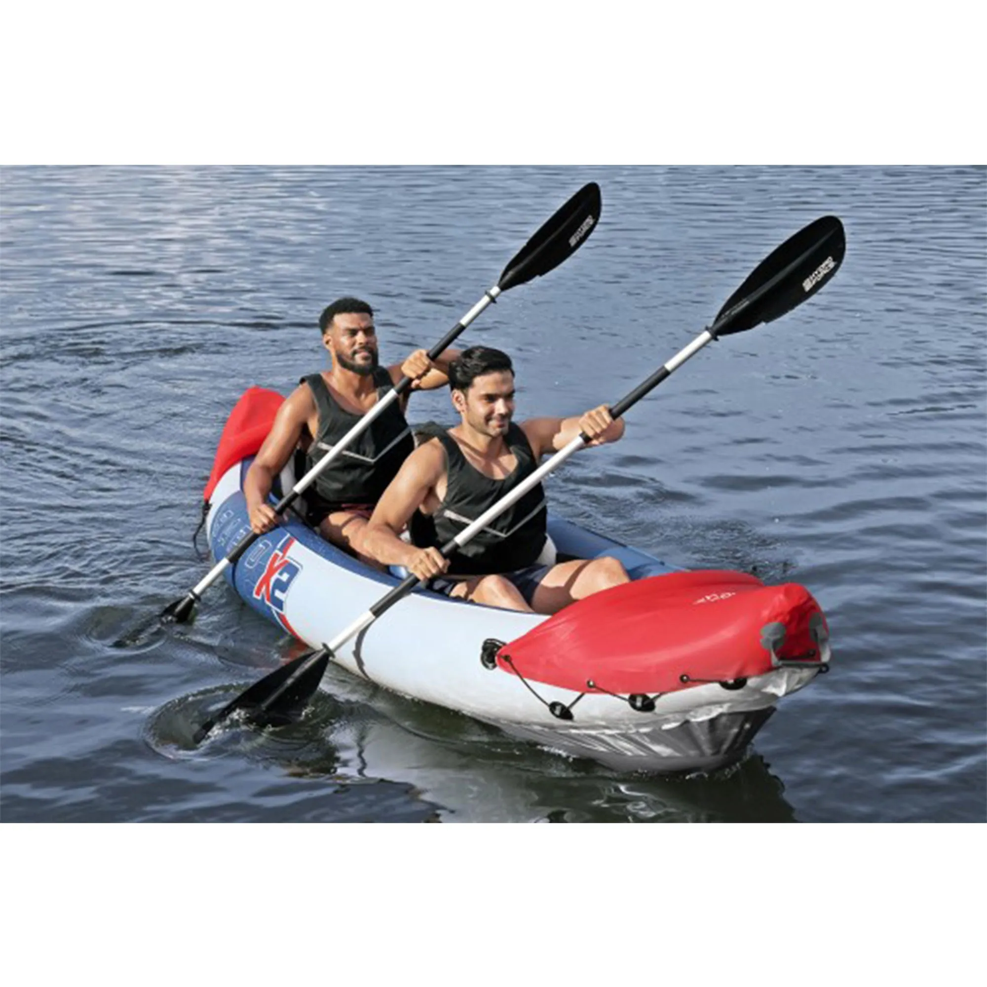 Bestway Hydro-Force Rapid X2 Inflatable 2 Person Kayak Outdoor Water Sport Set