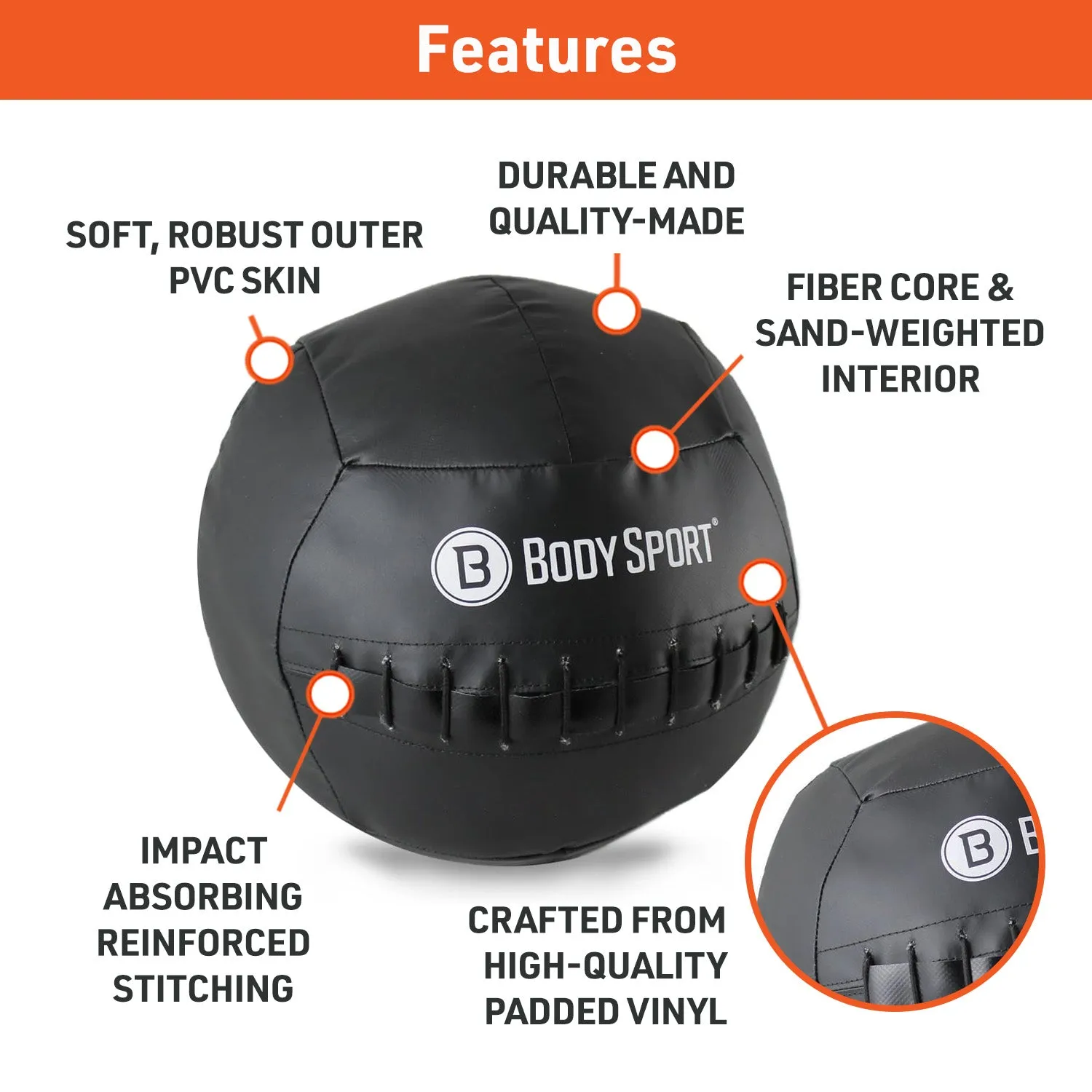 BodySport&reg; Wall Ball