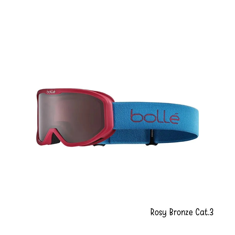 Bolle Inuk Kids Ski Goggles, Red & Blue Matt 3 - 6 yrs 2 lens options