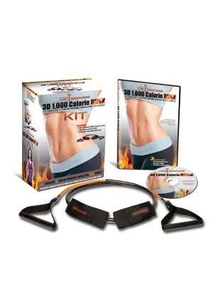 Core Transformer 1000 BUILD & BURN Video Exercise Resistance Tube Kit
