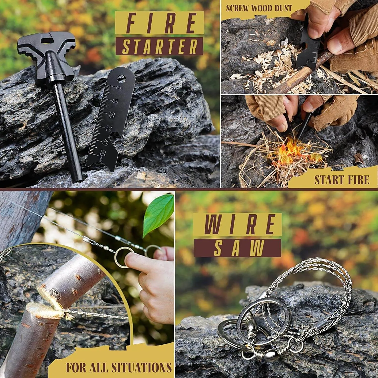 Emergency Survival Kit Tool