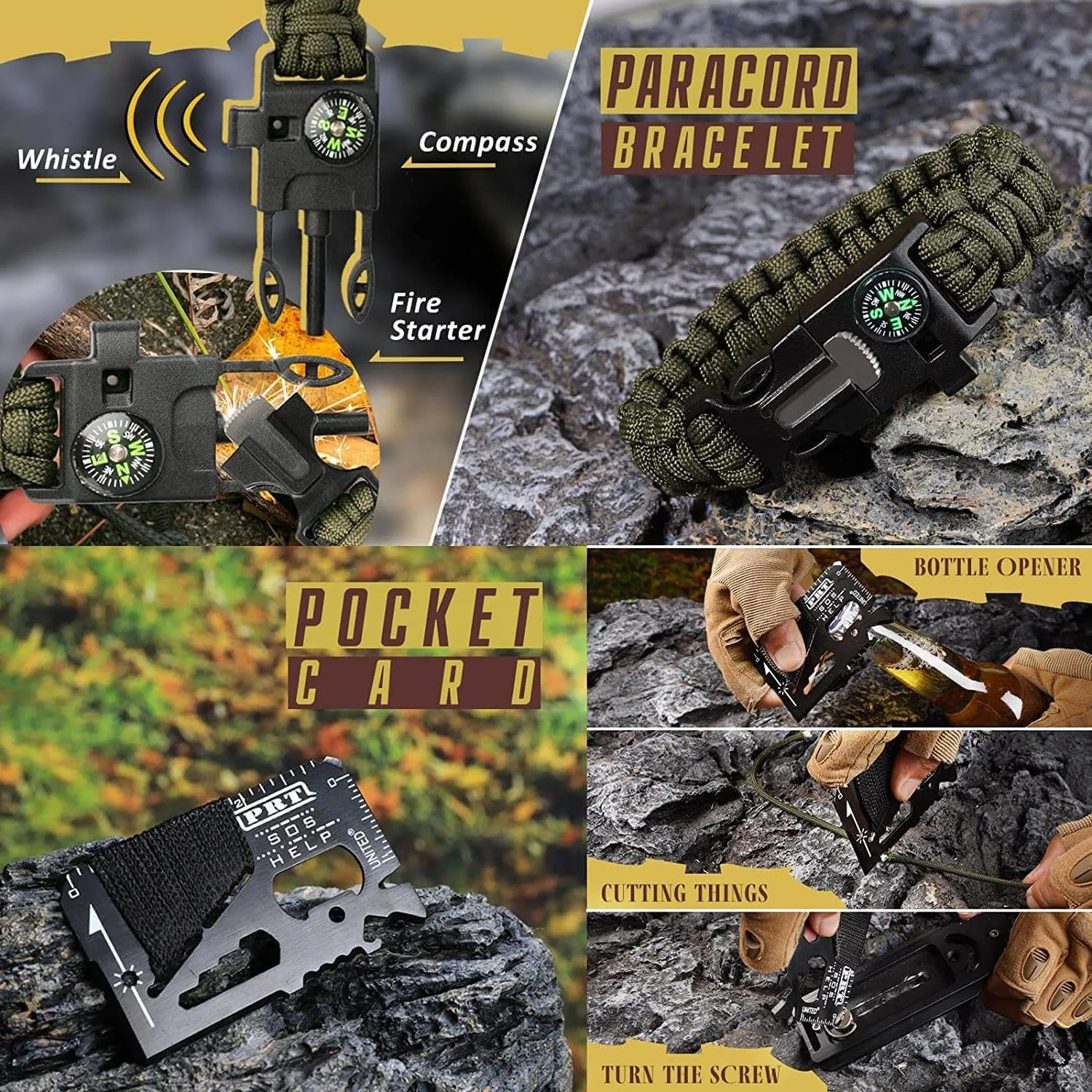 Emergency Survival Kit Tool