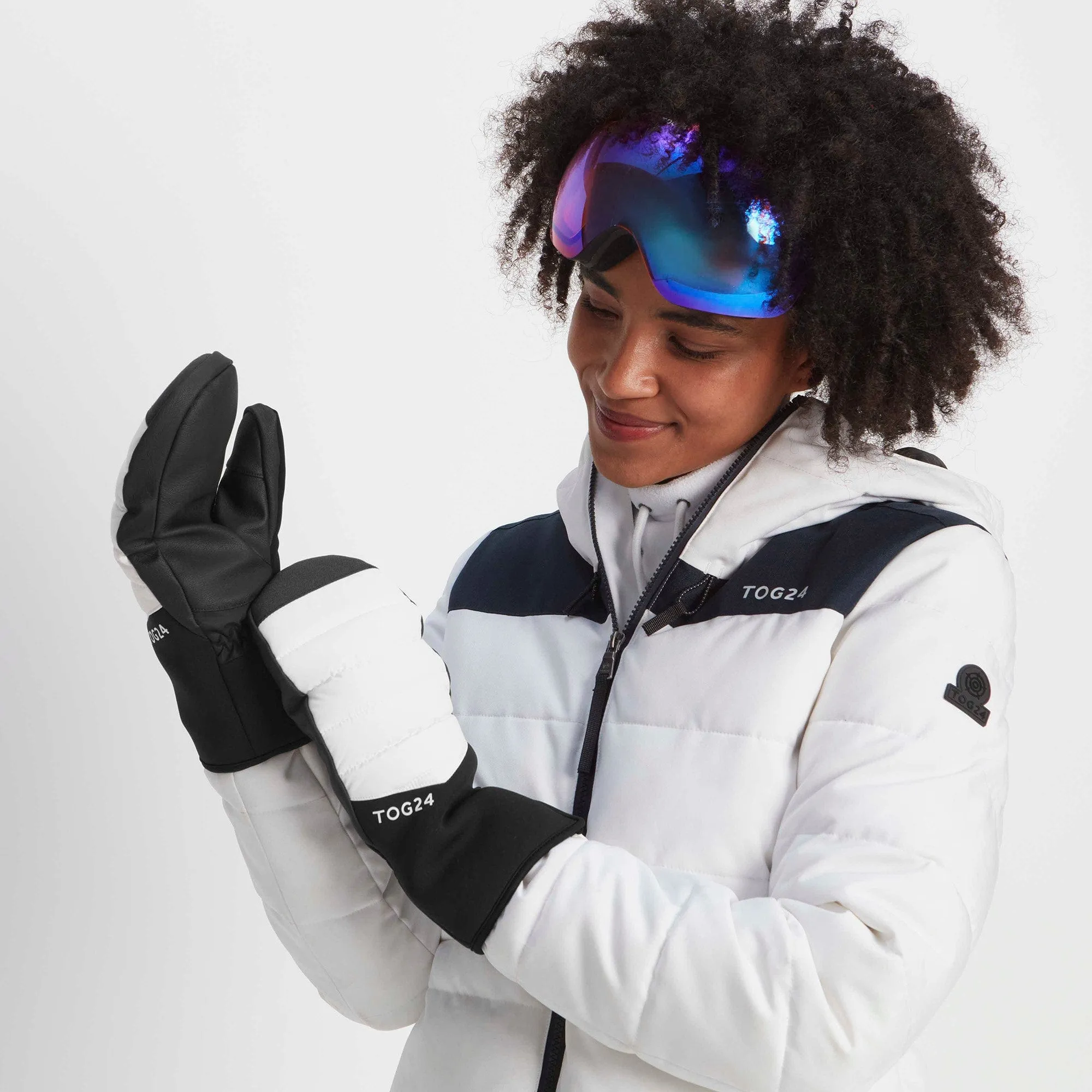 Escapade Ski Mitts - Optic White