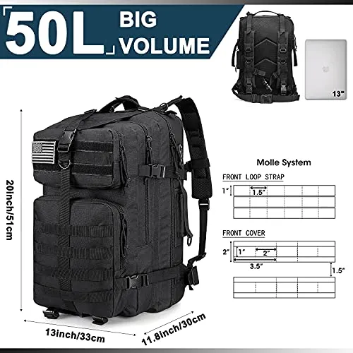 G4Free 50L Military Style Tactical Backpack