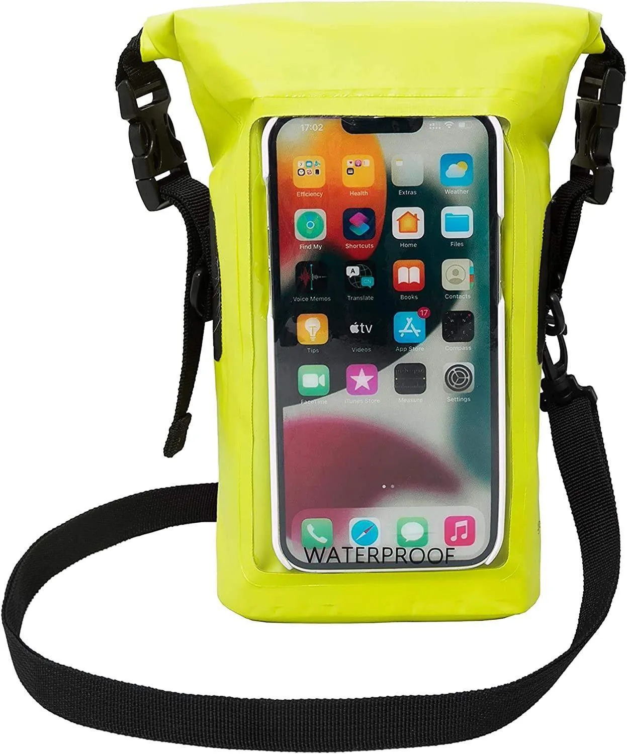 Geckobrands Waterproof 2 Compartment Phone Tote Dry Bag Case