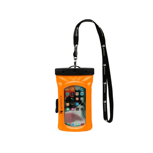 Geckobrands Waterproof 2 Compartment Phone Tote Dry Bag Case