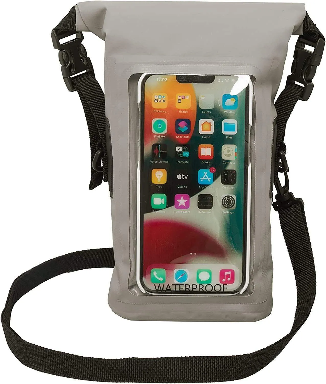 Geckobrands Waterproof 2 Compartment Phone Tote Dry Bag Case