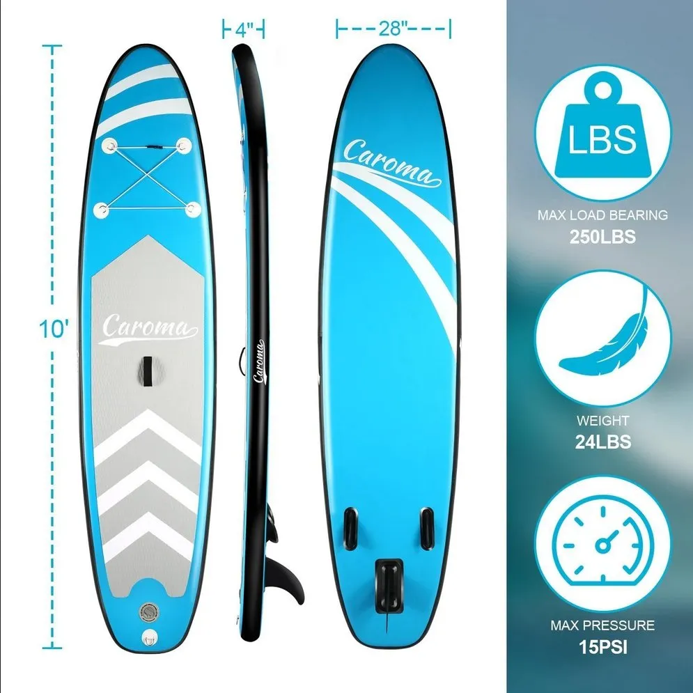 Inflatable Kayak Surfing Board with Camera Mount