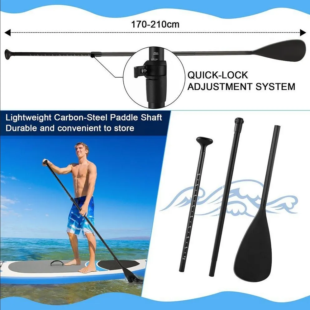 Inflatable Kayak Surfing Board with Camera Mount