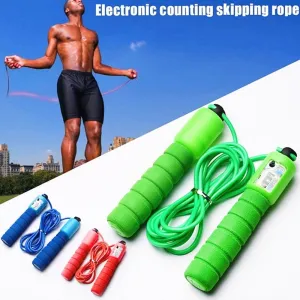 Jump Ropes with Counter Sports Fitness Adjustable Fast Speed Counting Jump Skip Rope Skipping Wire