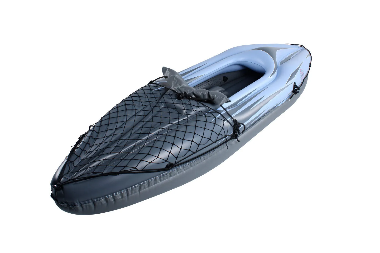 Lightweight Inflatable 1-Person Kayak, PVC, 100kg Capacity