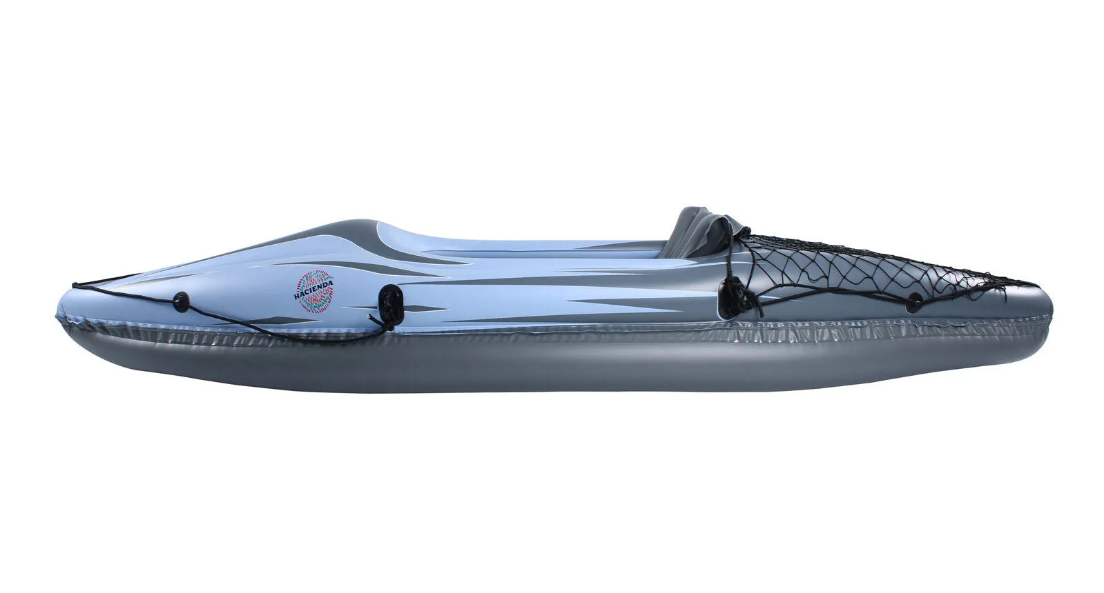 Lightweight Inflatable 1-Person Kayak, PVC, 100kg Capacity