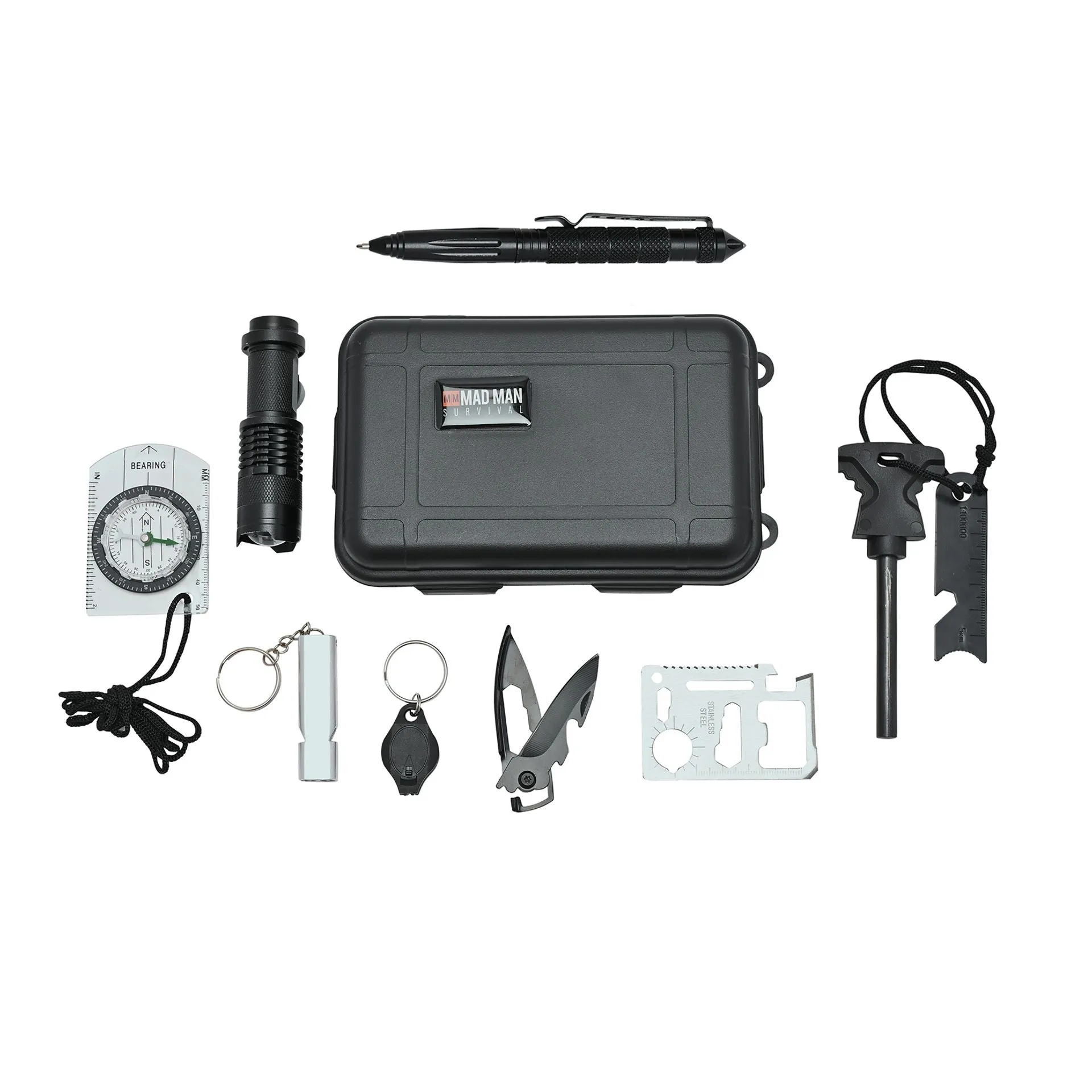 Mad Man Outdoor 8pc Survival Kit