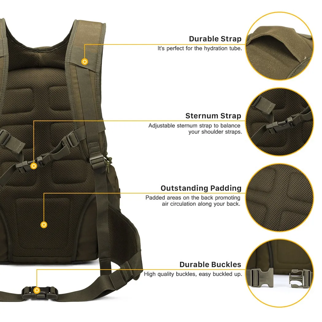 Mardingtop Tactical Backpack, Khaki 2.0, 52cm