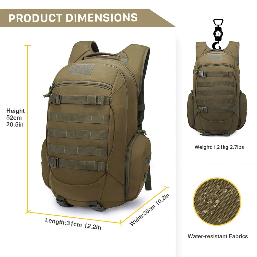 Mardingtop Tactical Backpack, Khaki 2.0, 52cm