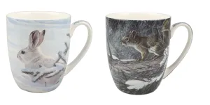 McIntosh Mugs - Robert Bateman - Woodland Animals - Set of 2