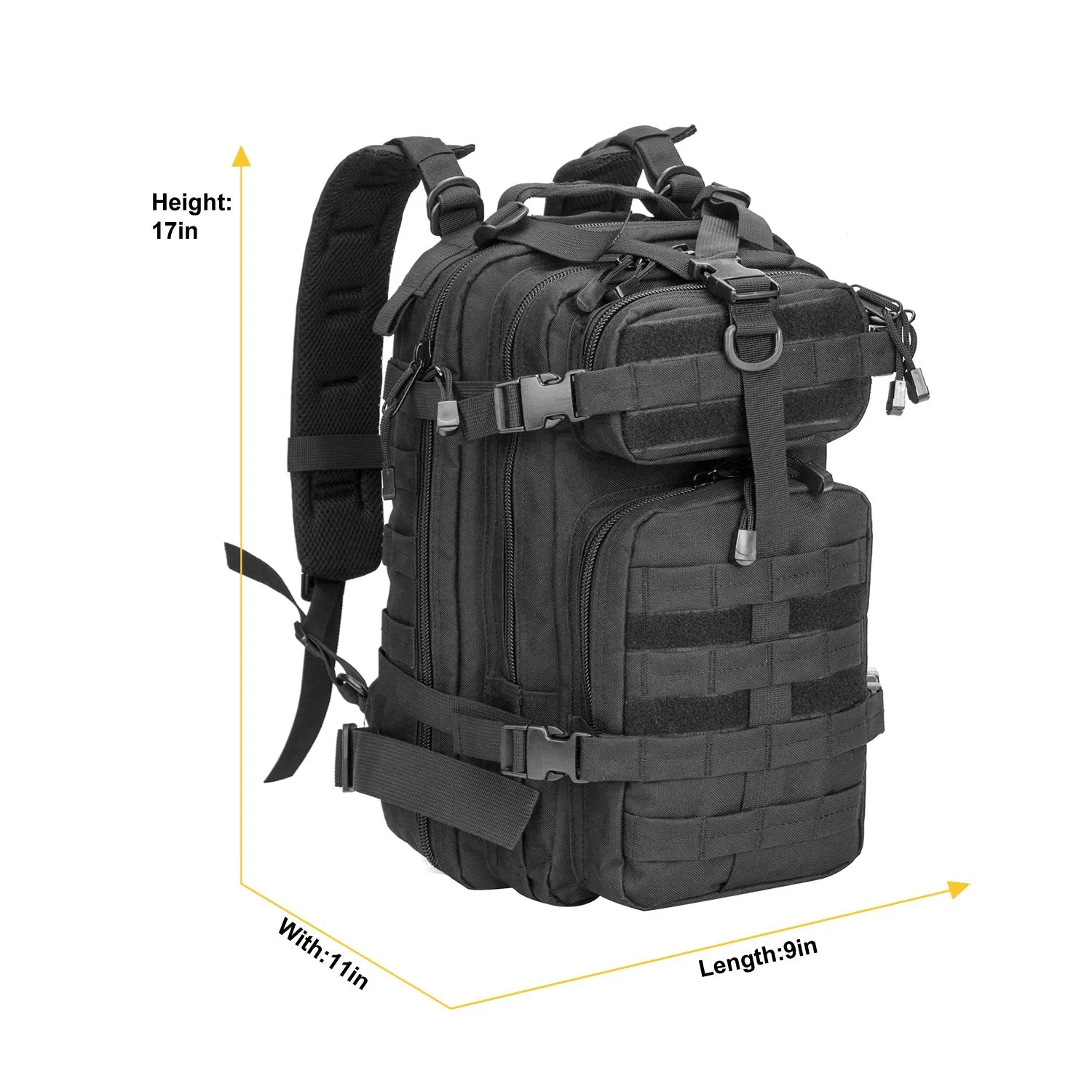 Military Tactical Backpack 30L Hiking Backpack for Travel Camping Trekking