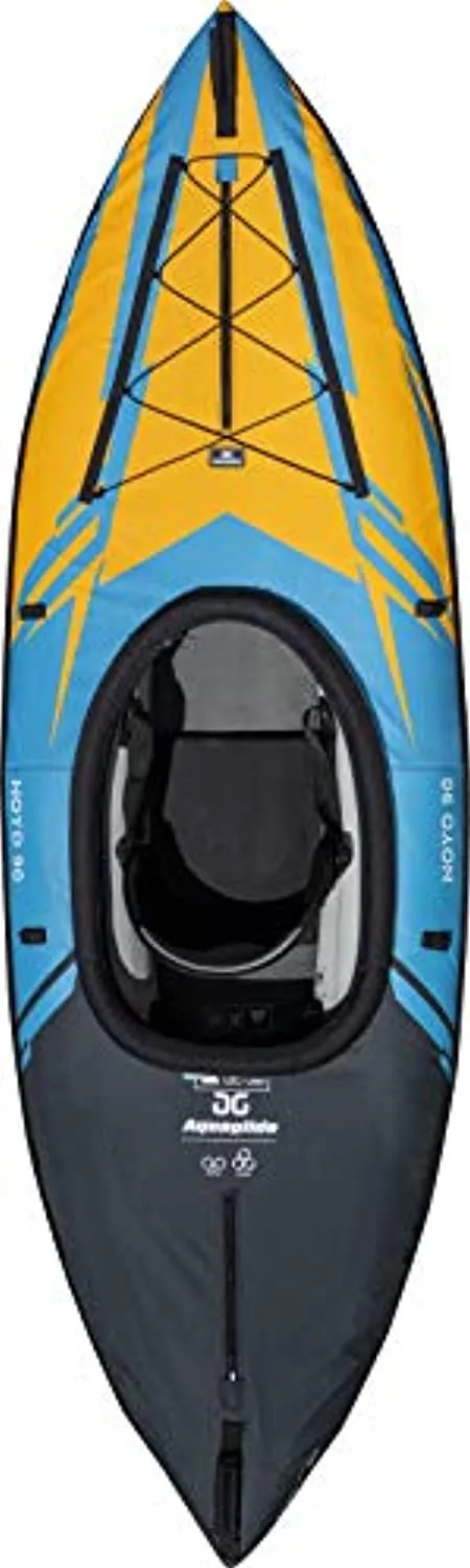 Noyo 90 Inflatable Kayak - 1 Person Touring Kayak with Cover