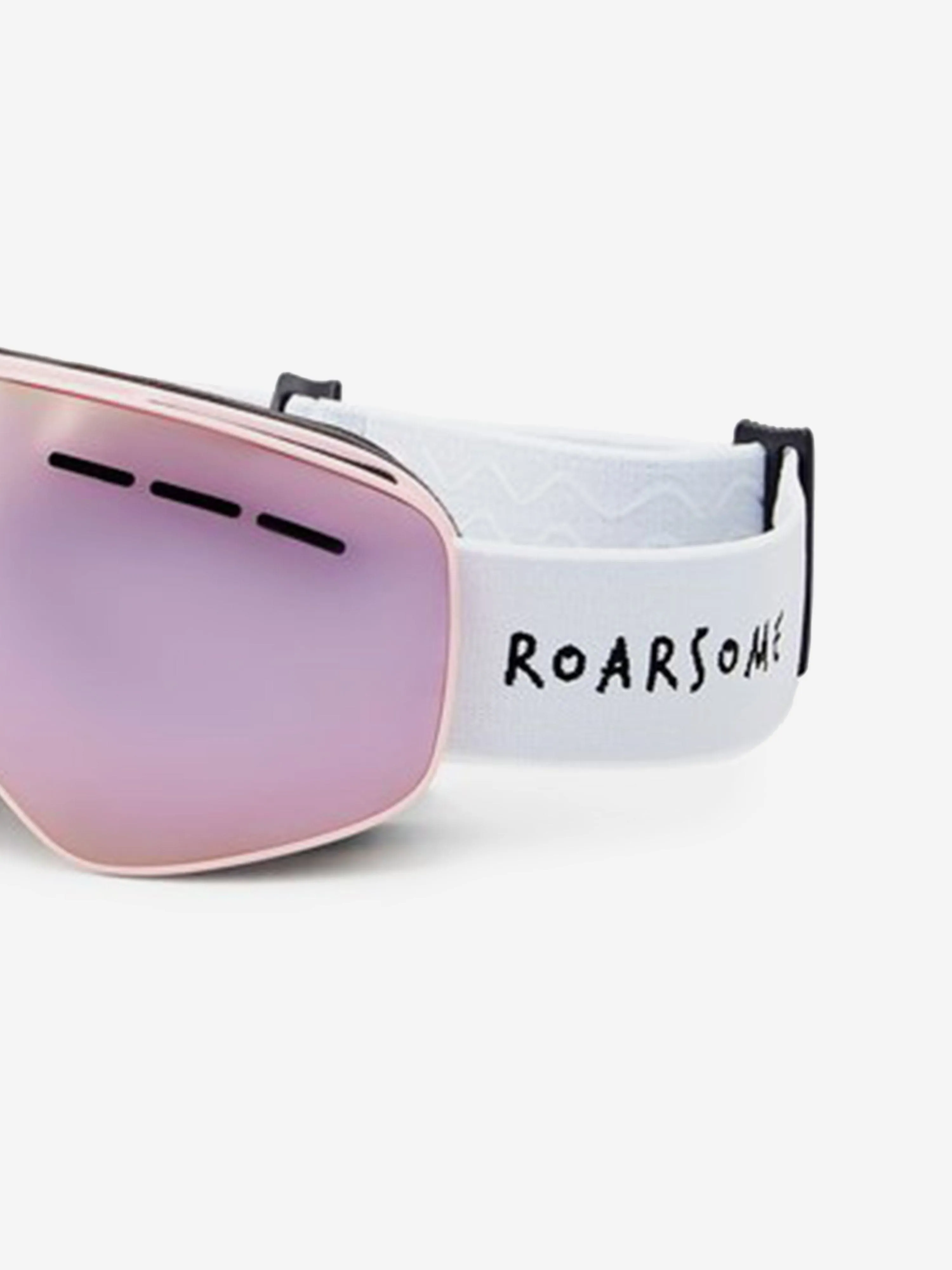 Roarsome Girls Anti-fog Ski Goggles in Pink