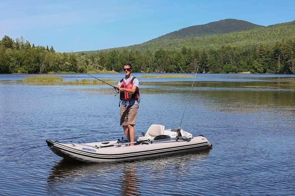 Sea Eagle 437PS PaddleSki Inflatable Kayak - Solo Start Up Package