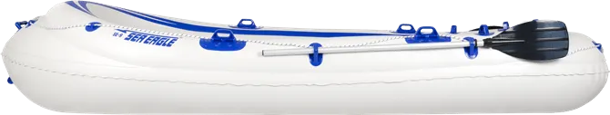 Sea Eagle SE9 Inflatable 4 Person Motormount Boat with Removable Floor