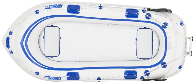 Sea Eagle SE9 Inflatable 4 Person Motormount Boat with Removable Floor
