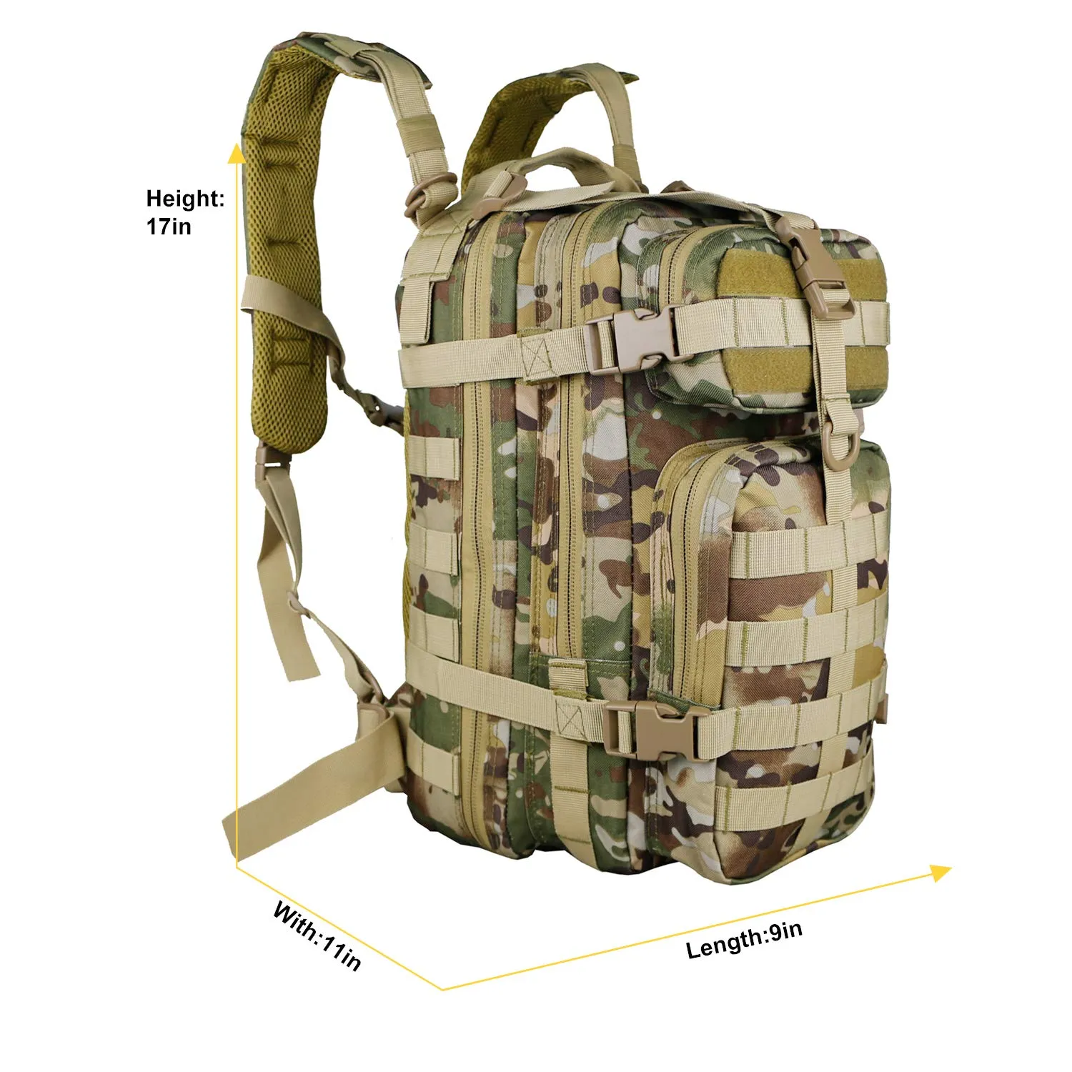 Small Military Tactical Backpack 30L Assault Backpack Tactical Bag OCP