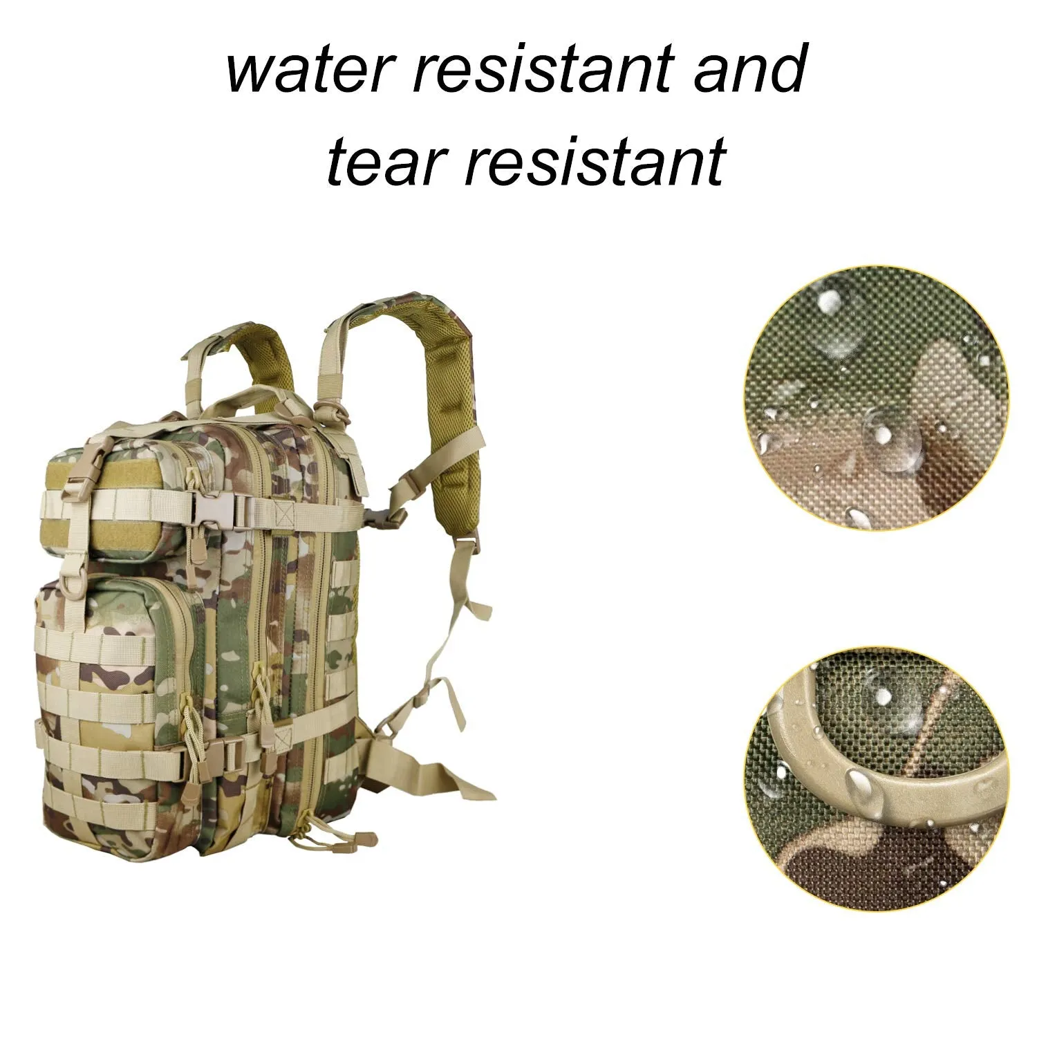 Small Military Tactical Backpack 30L Assault Backpack Tactical Bag OCP