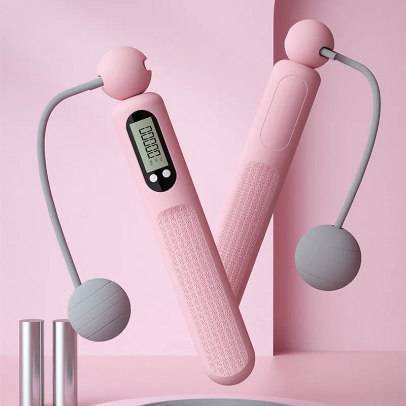Smart Cordless Jump Rope with LCD Screen