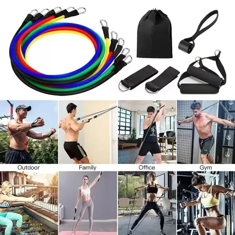 SmartMart® Power Exercise Resistance Band Set 5 In 1