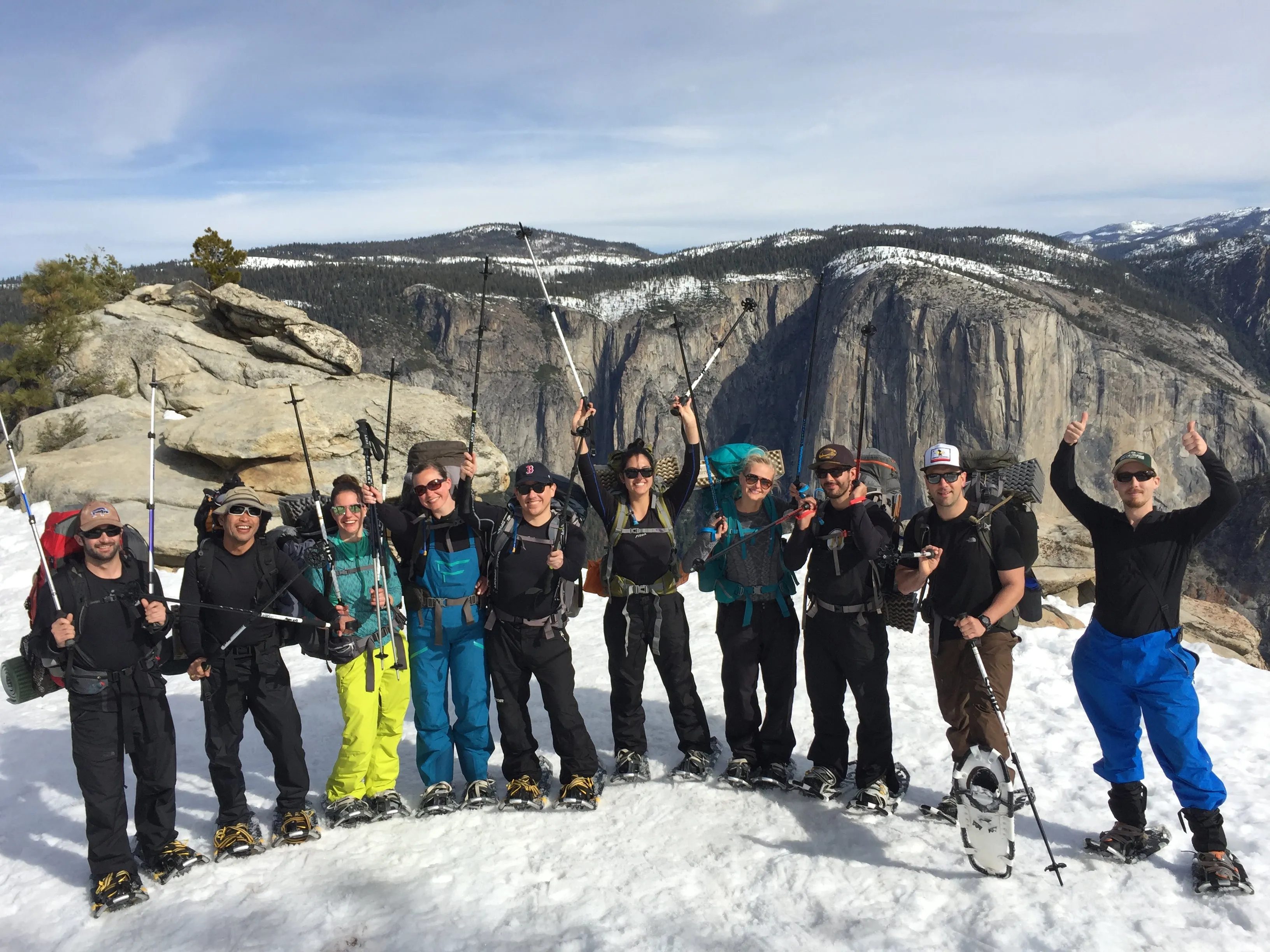 Snowshoeing Yosemite: Valley Overlook