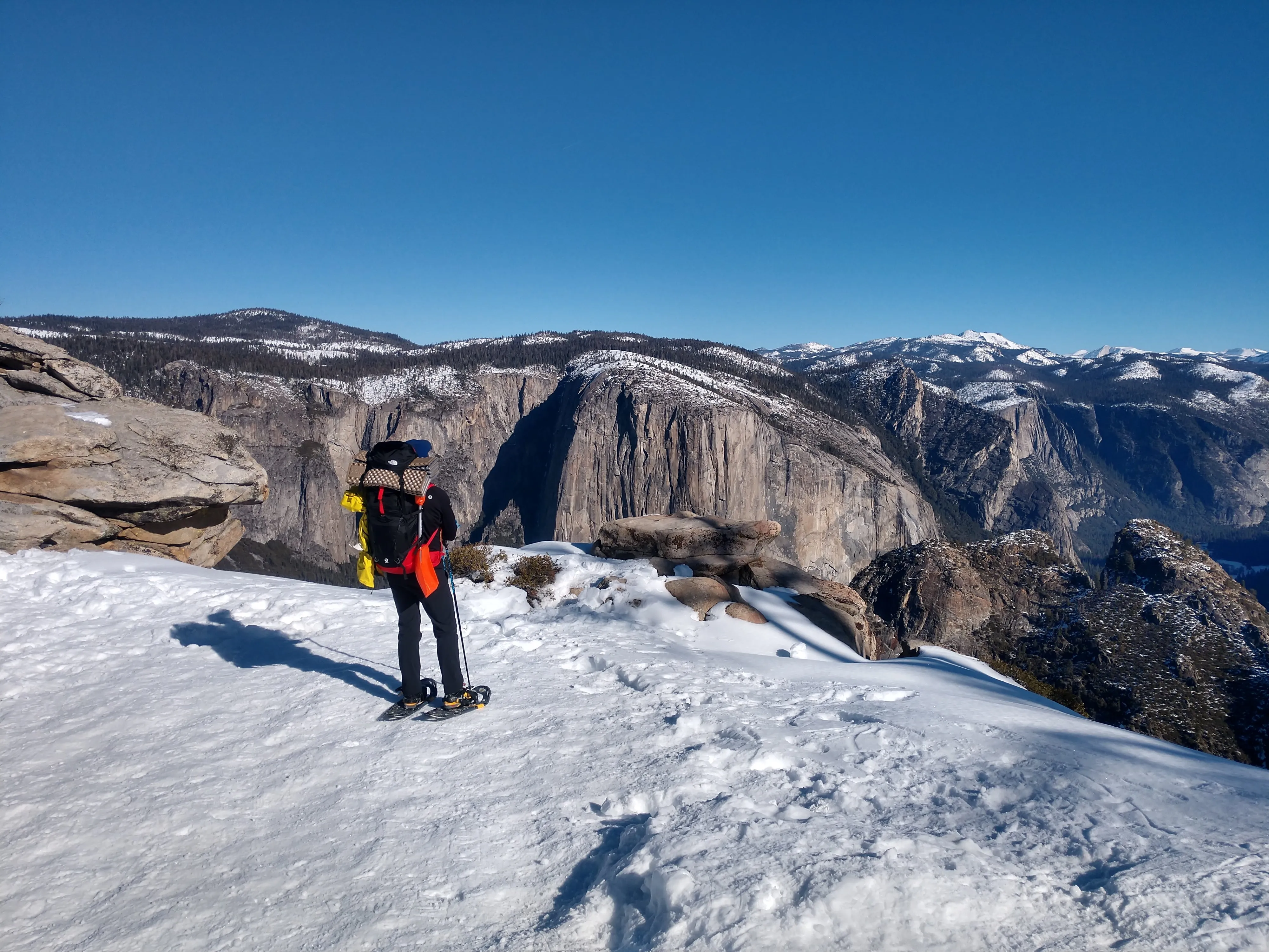 Snowshoeing Yosemite: Valley Overlook