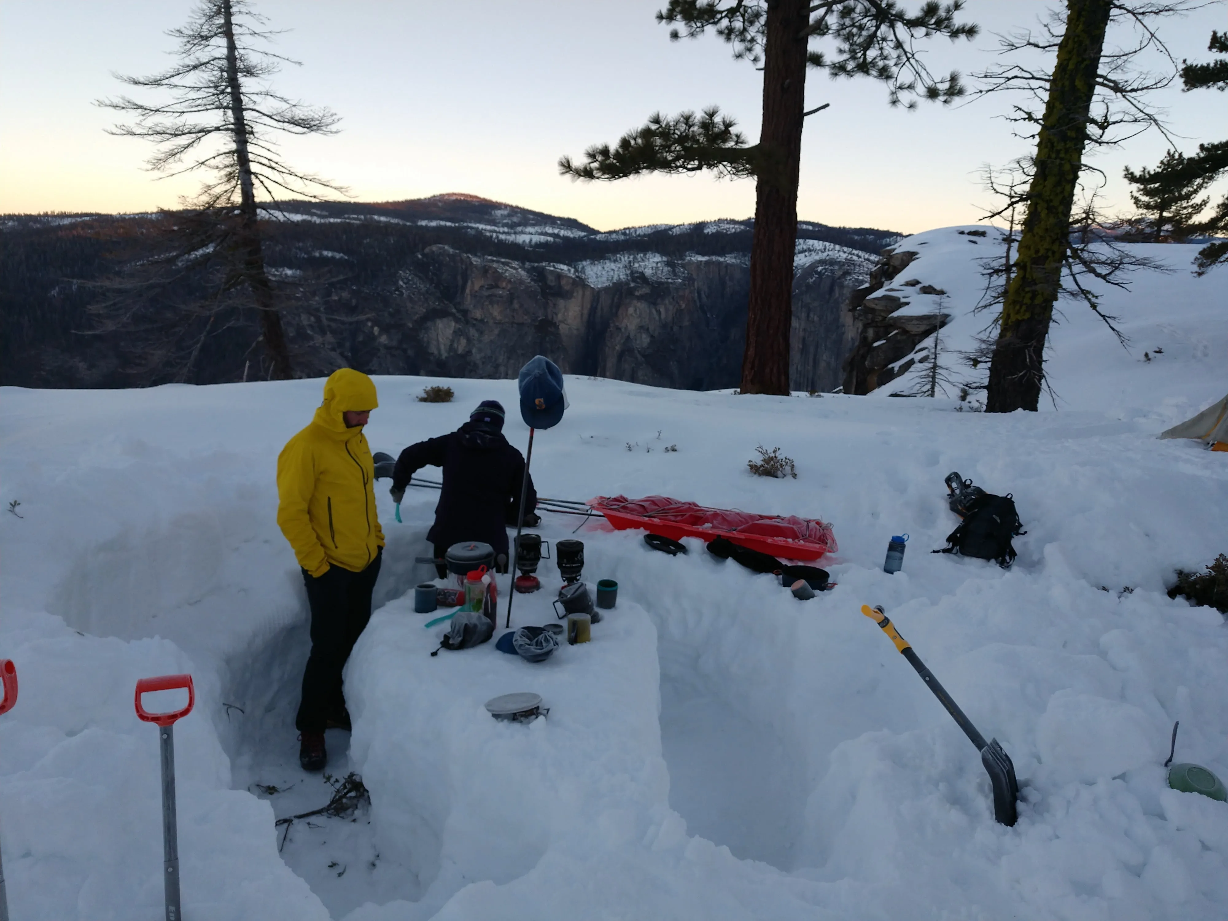Snowshoeing Yosemite: Valley Overlook