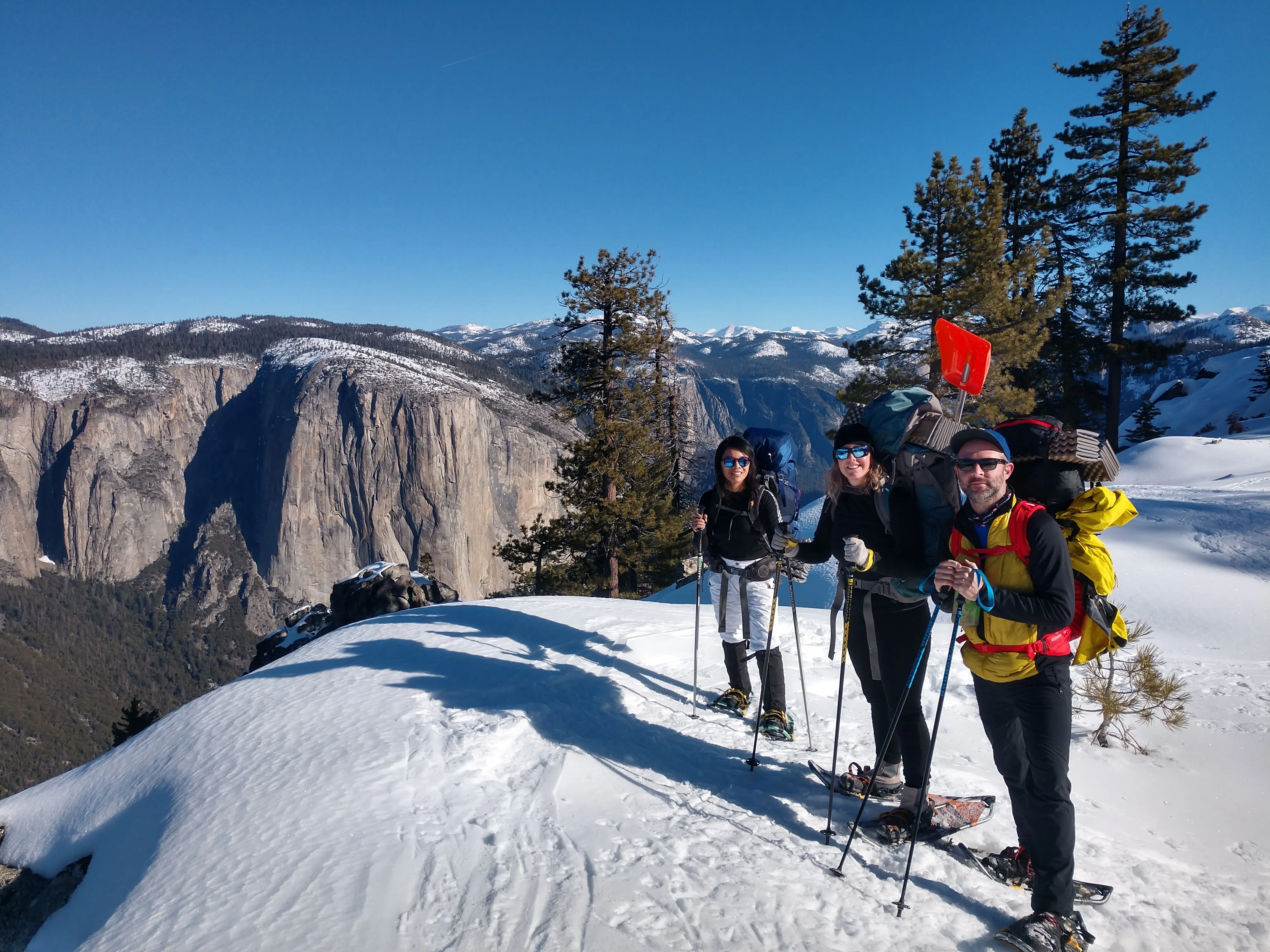 Snowshoeing Yosemite: Valley Overlook