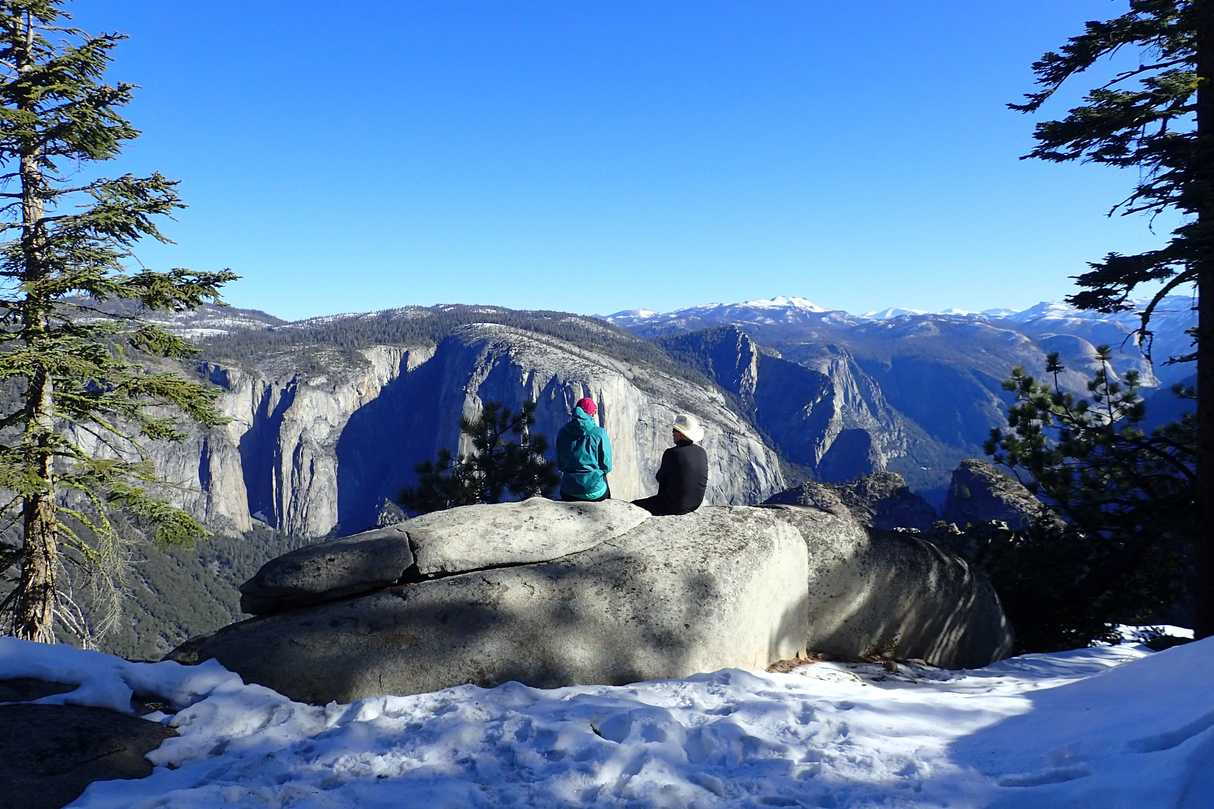 Snowshoeing Yosemite: Valley Overlook