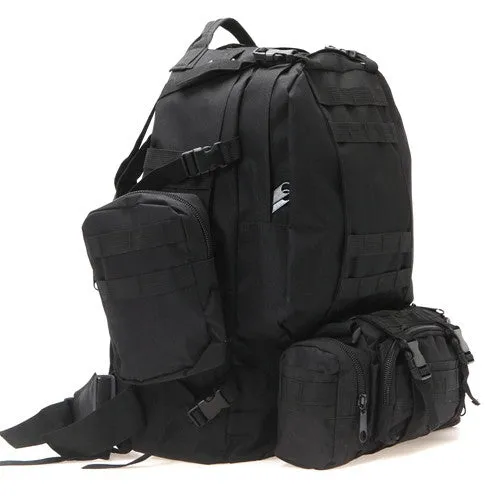 Tactical Hiking Pack Black