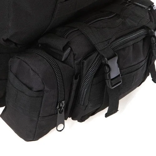 Tactical Hiking Pack Black