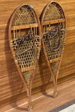 Vintage Wooden Snowshoes